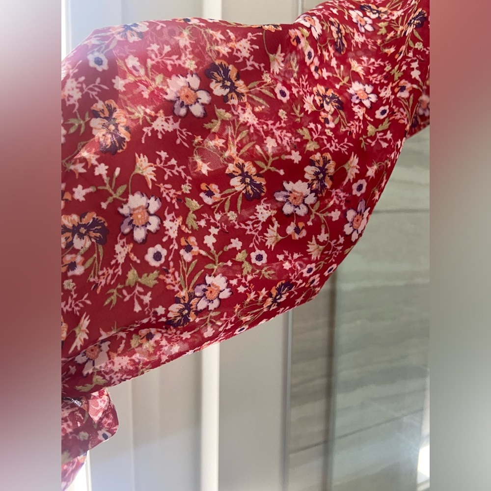 ❤️4 for $25❤️ Floral mini dress size medium - Picture 3 of 3